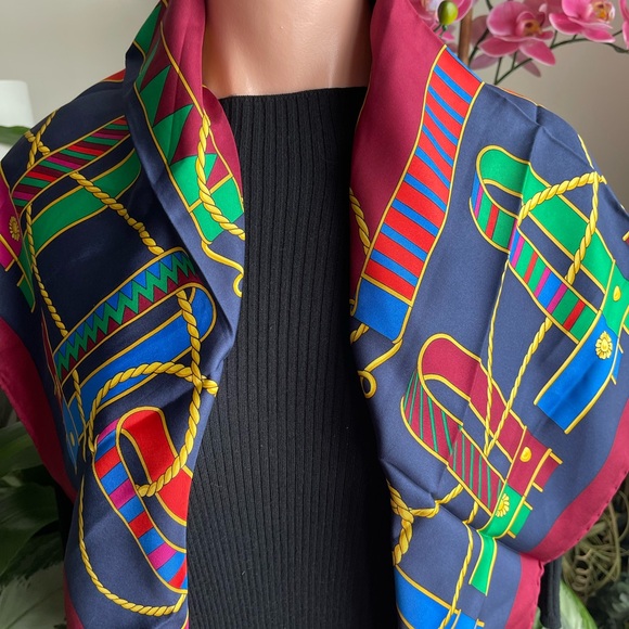 LongChamp Silk Scarf - Picture 7 of 14